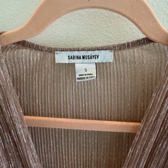 X REVOLVE Carry Mini Dress in Blush
Sabina Musayev Metallic Dress - Picture 5 of 6